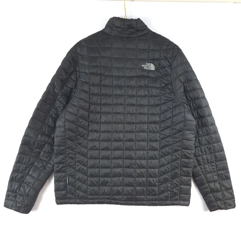 The North Face Mens Thermoball Eco Quilted Puffer Jacket L Black Lightweight
